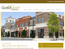 Tablet Screenshot of goldleafllc.com